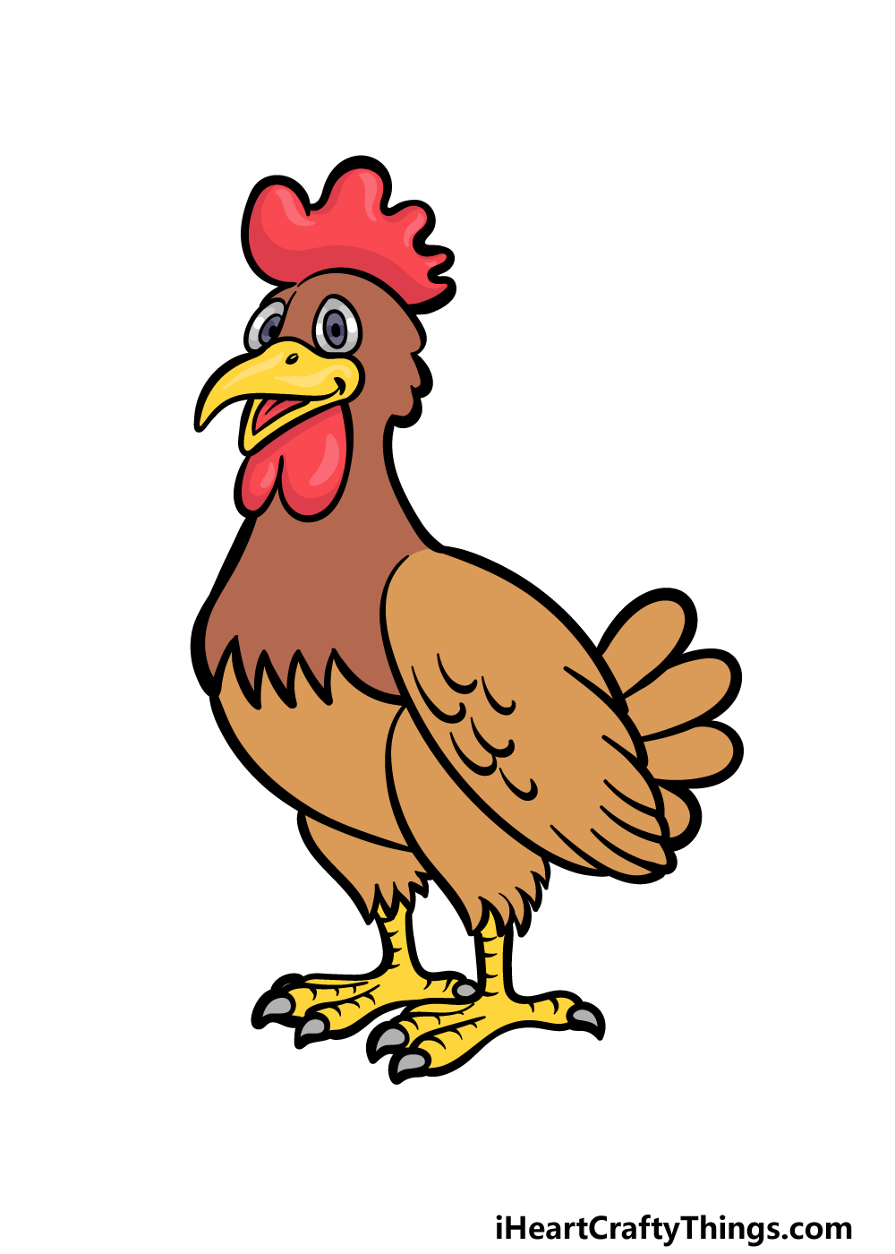 cartoon picture of a chicken
