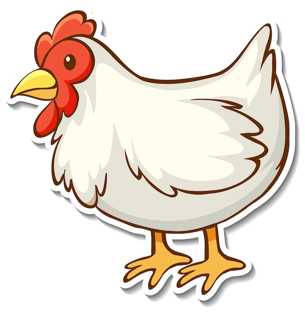 cartoon picture of a chicken