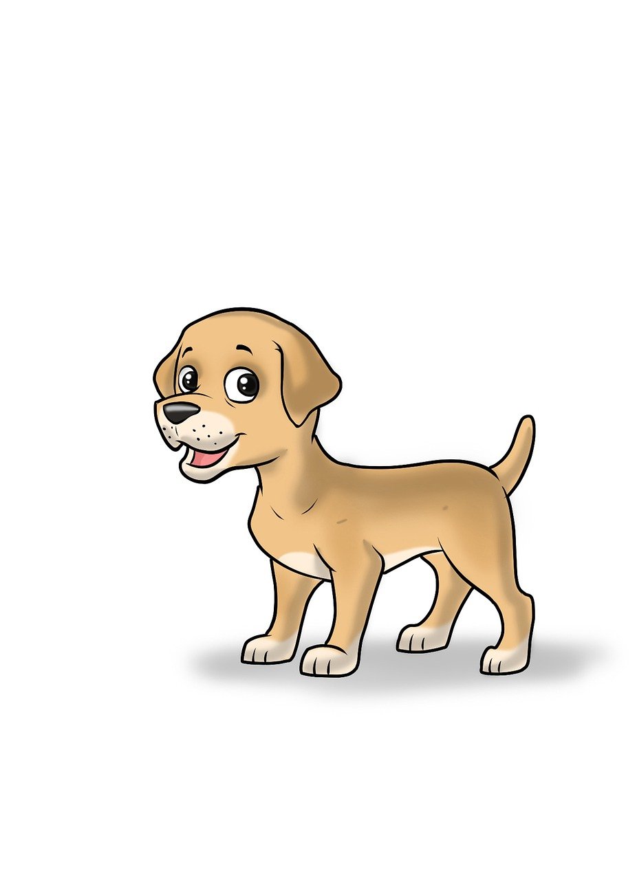 cartoon picture of a dog
