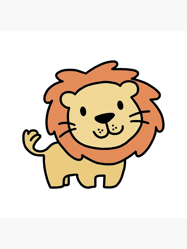 cartoon picture of a lion