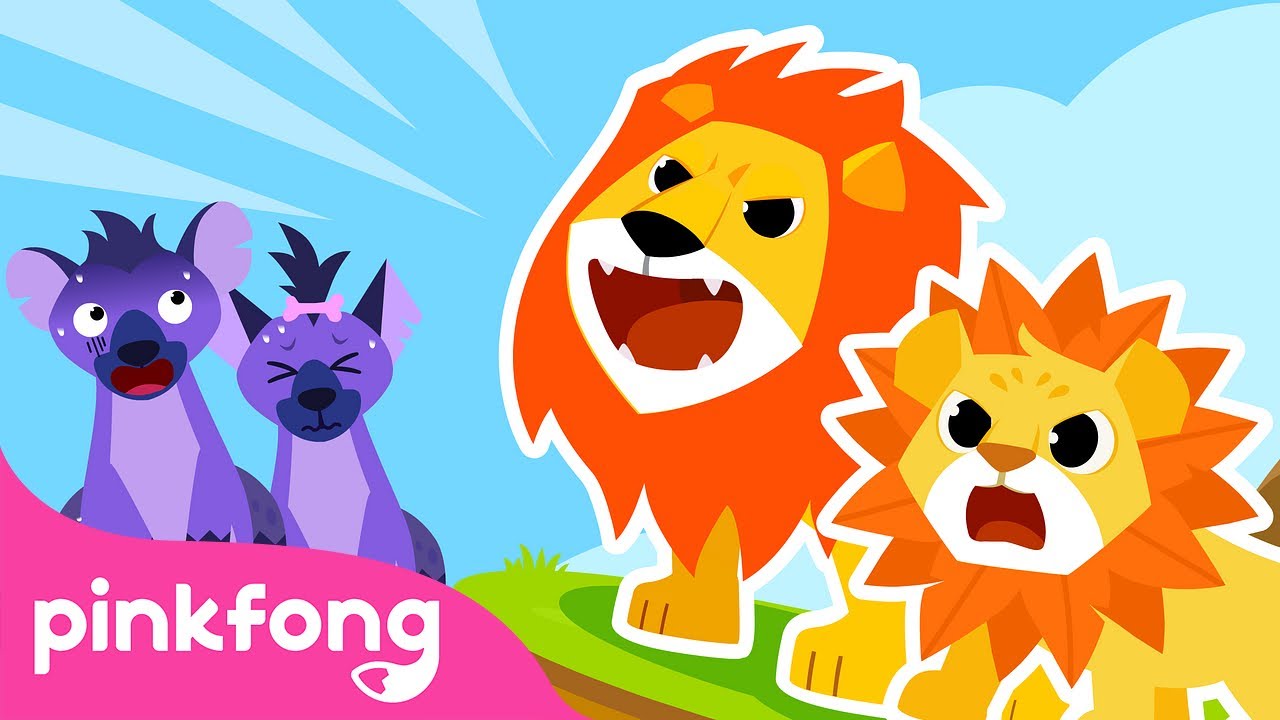 cartoon picture of a lion