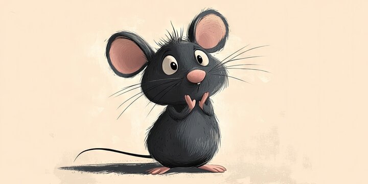 cartoon picture of a mouse