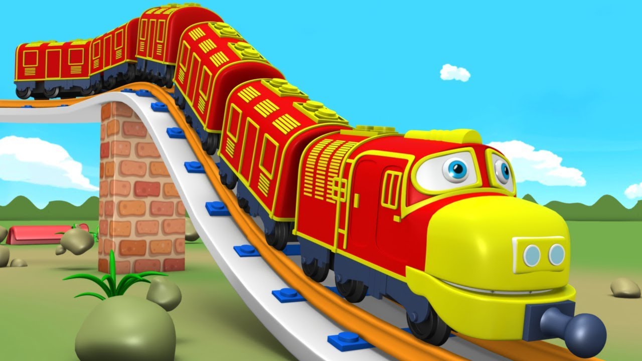 cartoon picture of a train