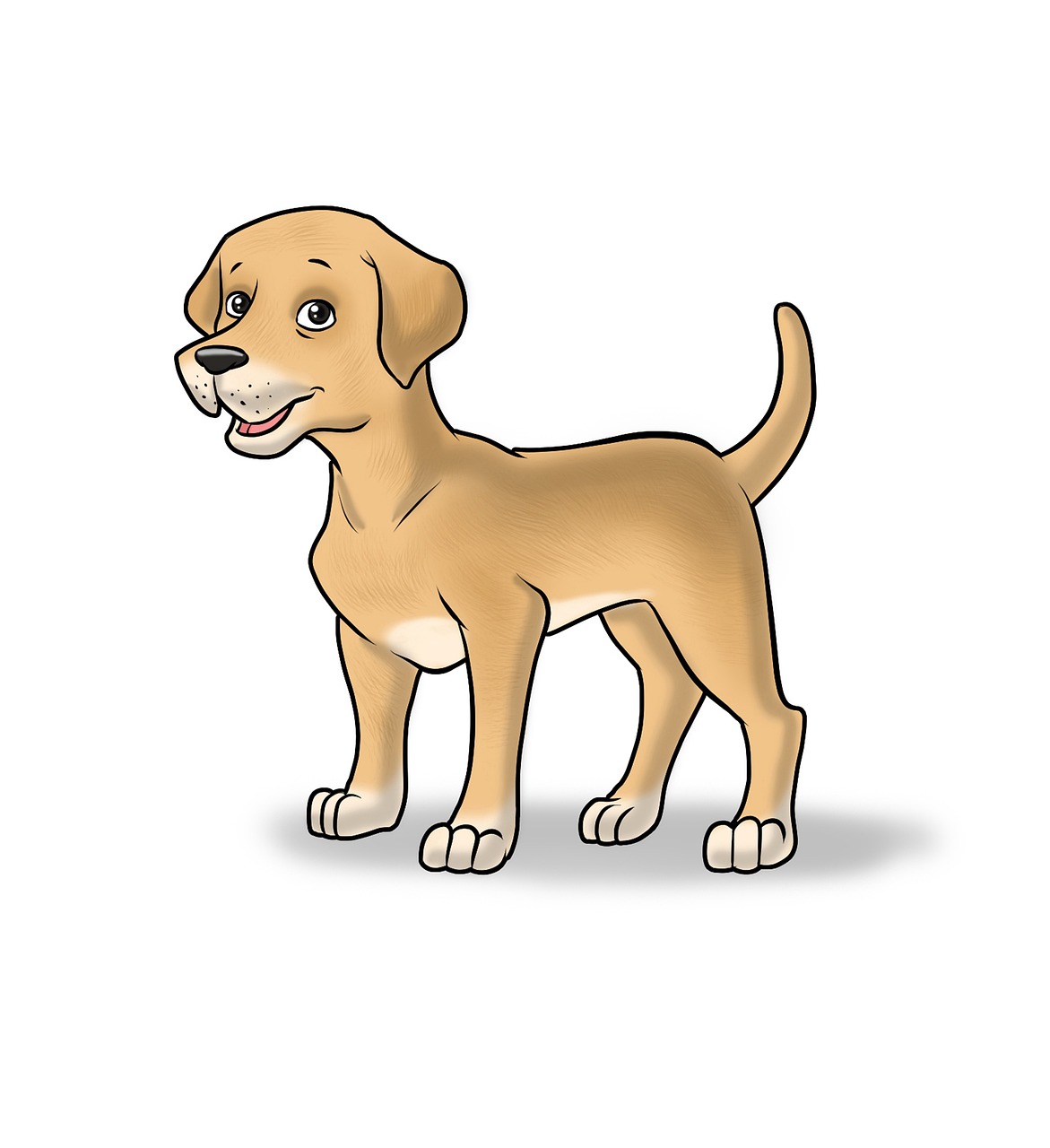 cartoon picture of dog