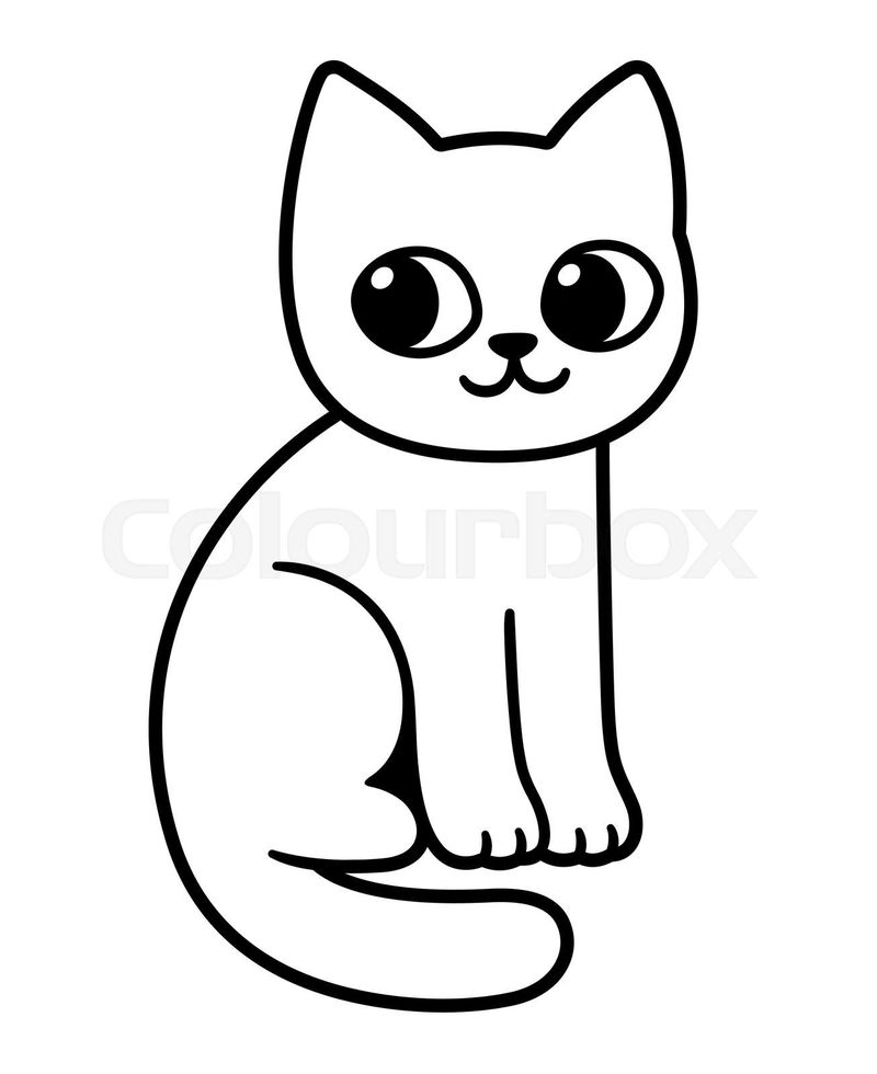 cartoon pictures of a cat