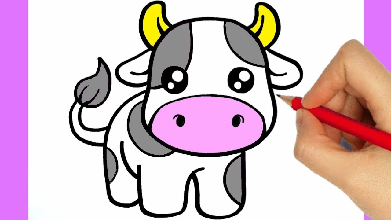 cartoon pictures of a cow