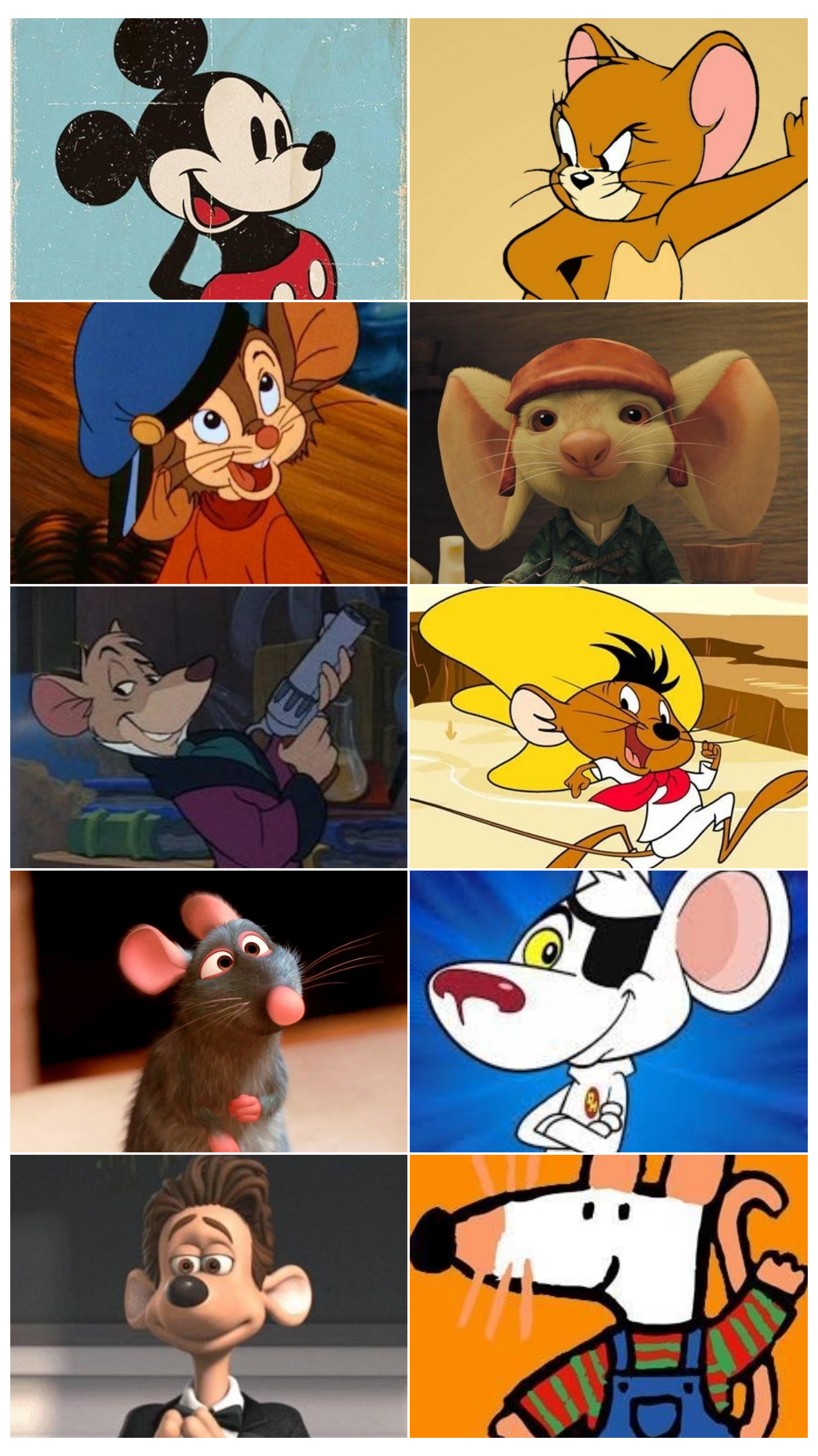 cartoon pictures of a mouse