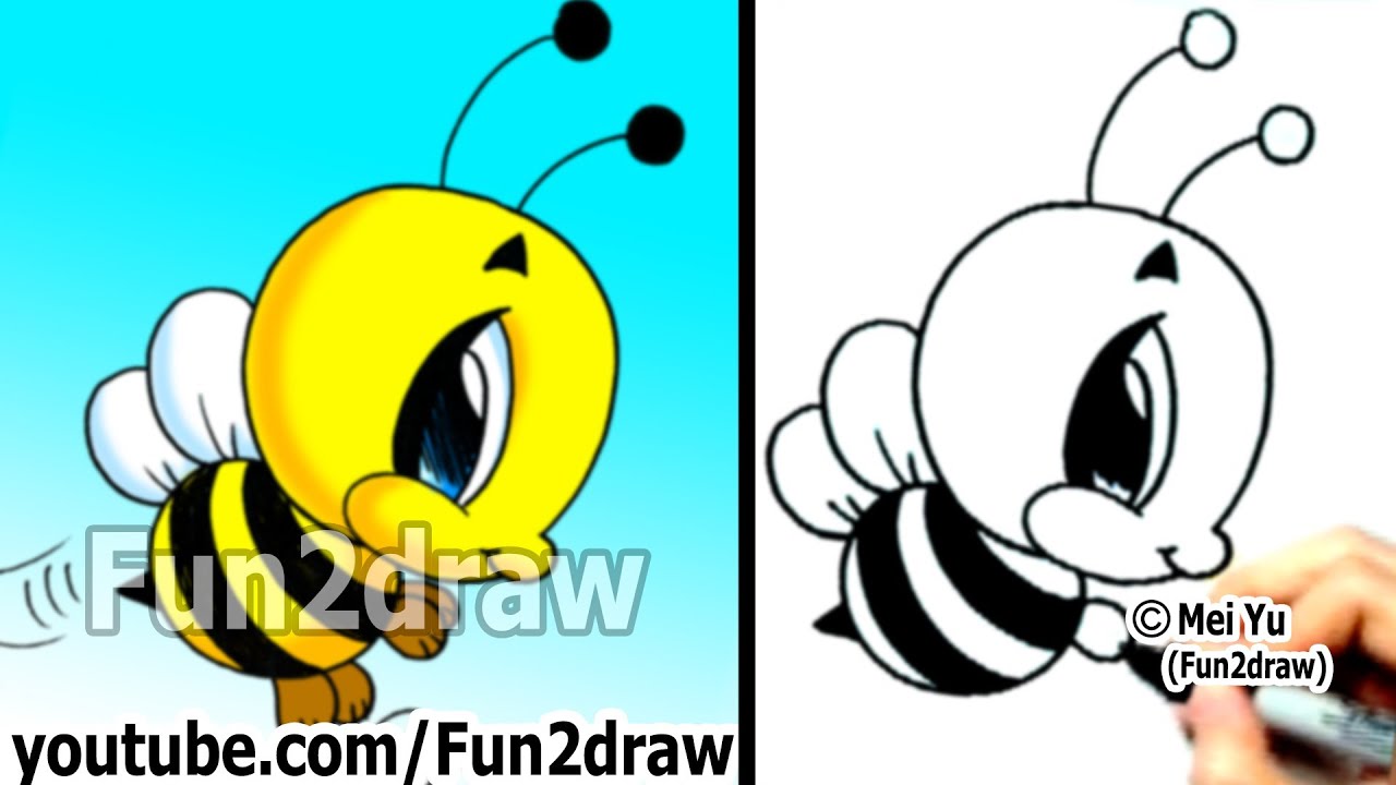 cartoon pictures of bees