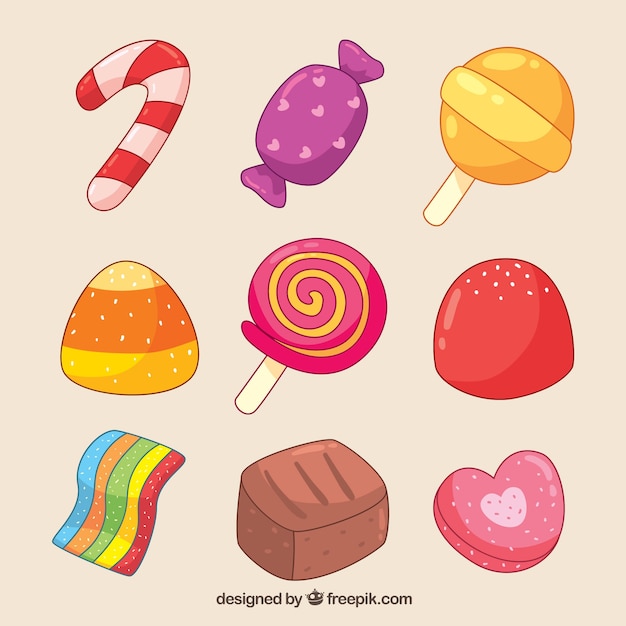 cartoon pictures of candy