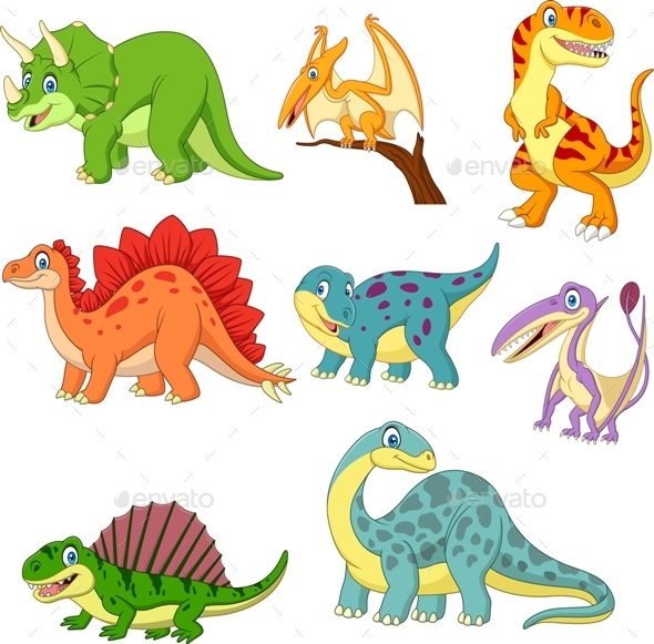 cartoon pictures of dinosaurs