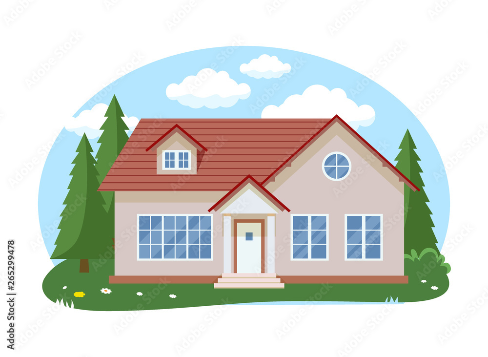 cartoon pictures of homes