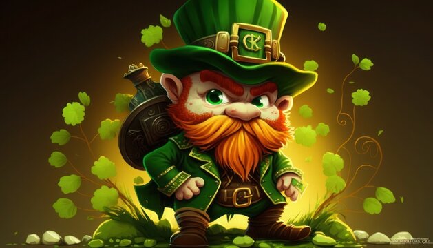 cartoon pictures of leprechauns