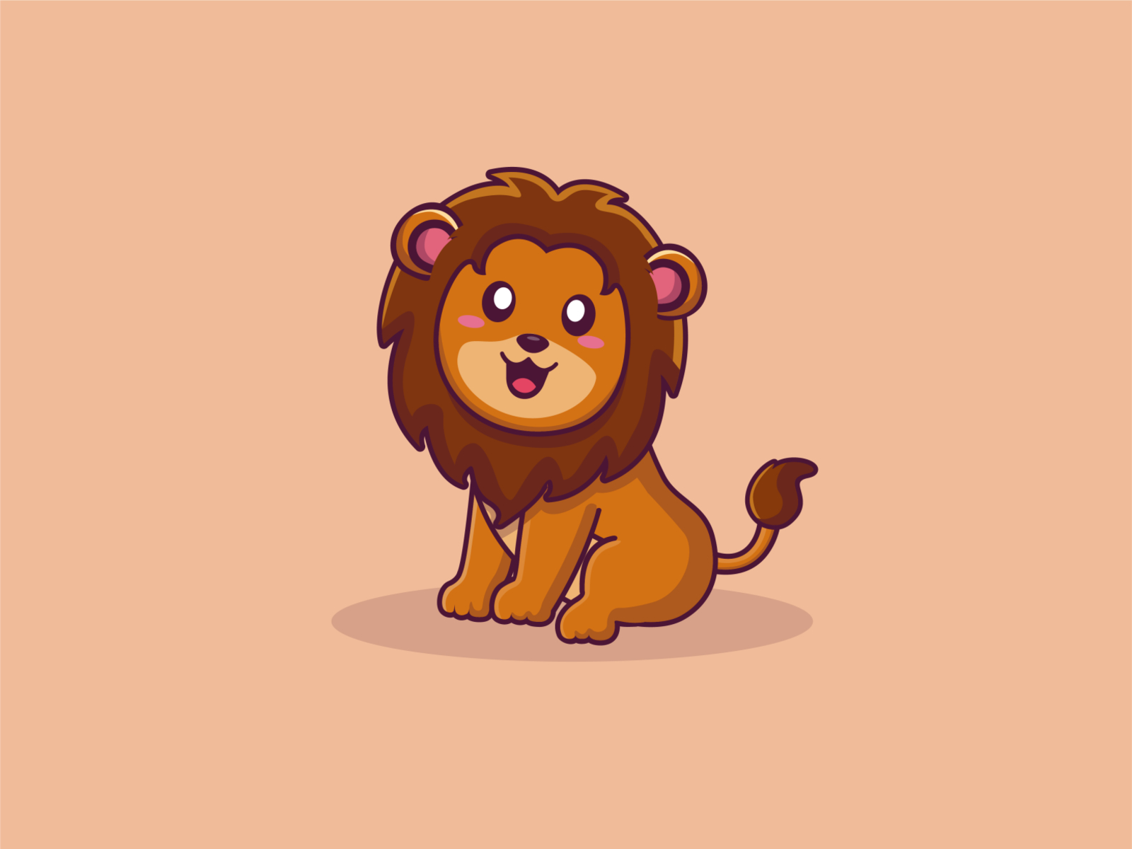 cartoon pictures of lion