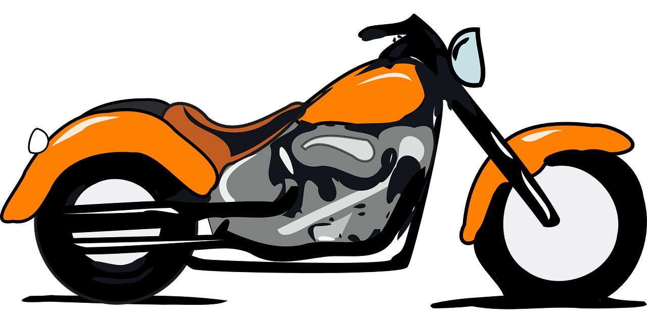 cartoon pictures of motorcycles