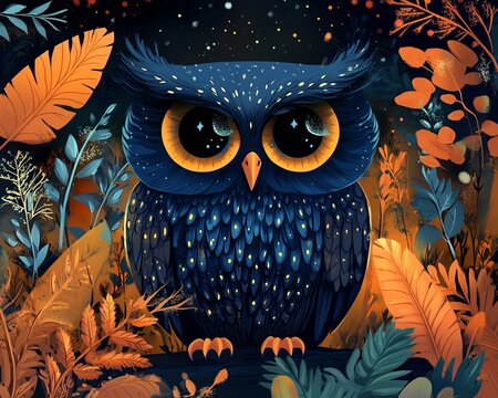 cartoon pictures of owls