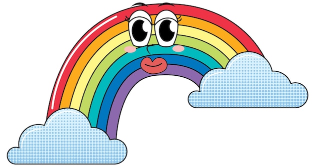 cartoon pictures of rainbows