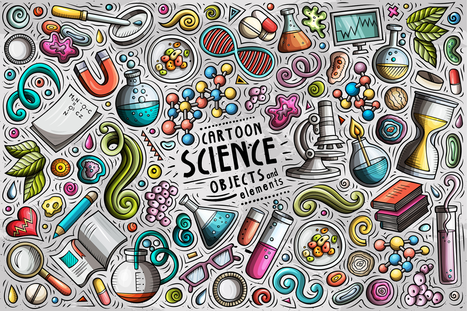 cartoon pictures of science