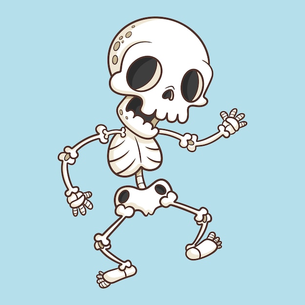 cartoon pictures of skeletons
