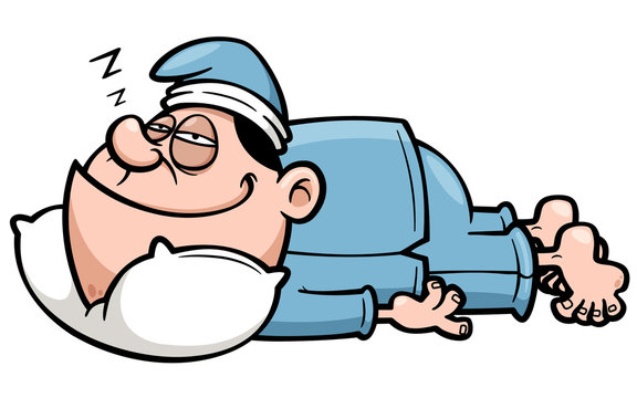 cartoon pictures of sleeping people