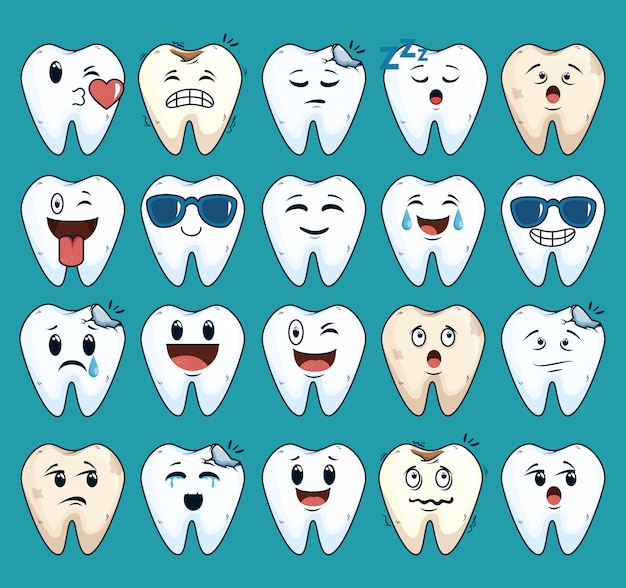 cartoon pictures of teeth