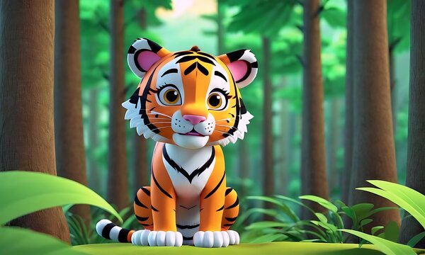 cartoon pictures of tigers