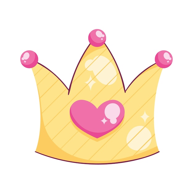 cartoon princess tiara