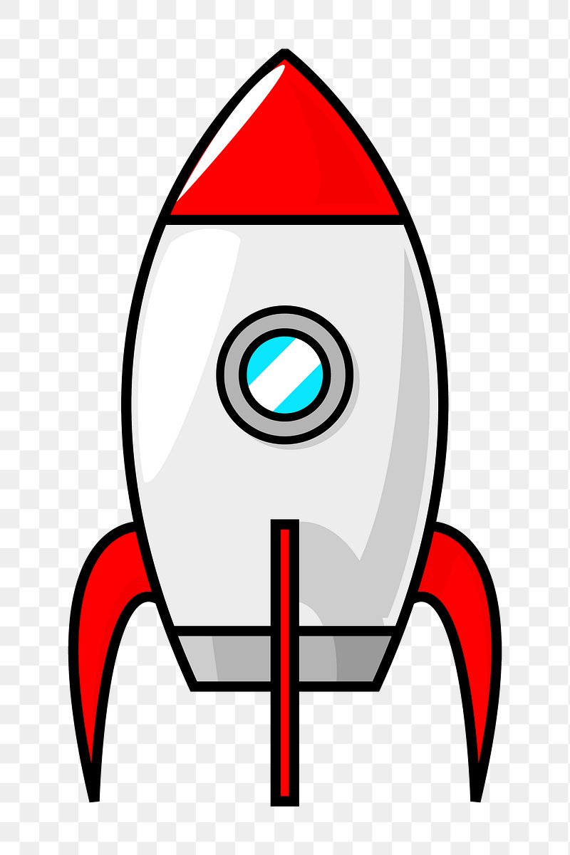 cartoon rocket
