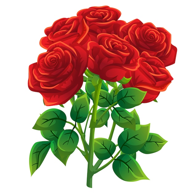 cartoon roses pictures