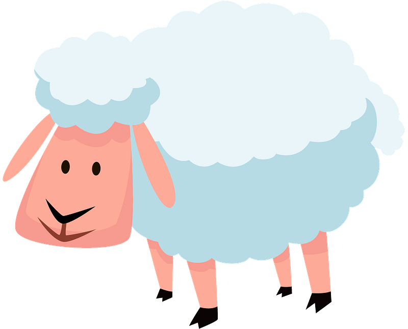 cartoon sheep cliparts 2024