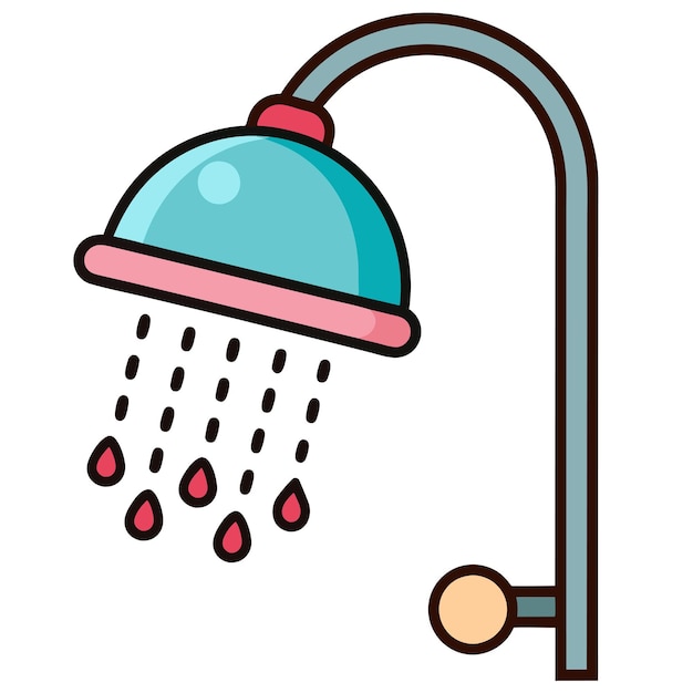 cartoon shower cliparts