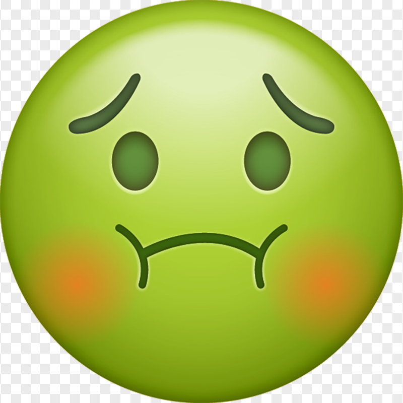 cartoon sick face
