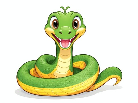 cartoon snake clipart
