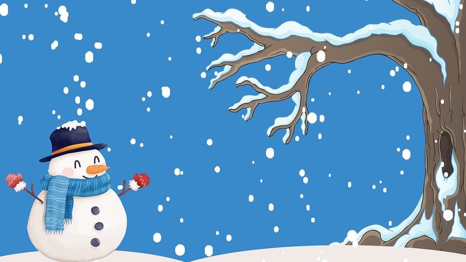 cartoon snow cliparts 2024