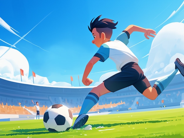 cartoon soccer pictures