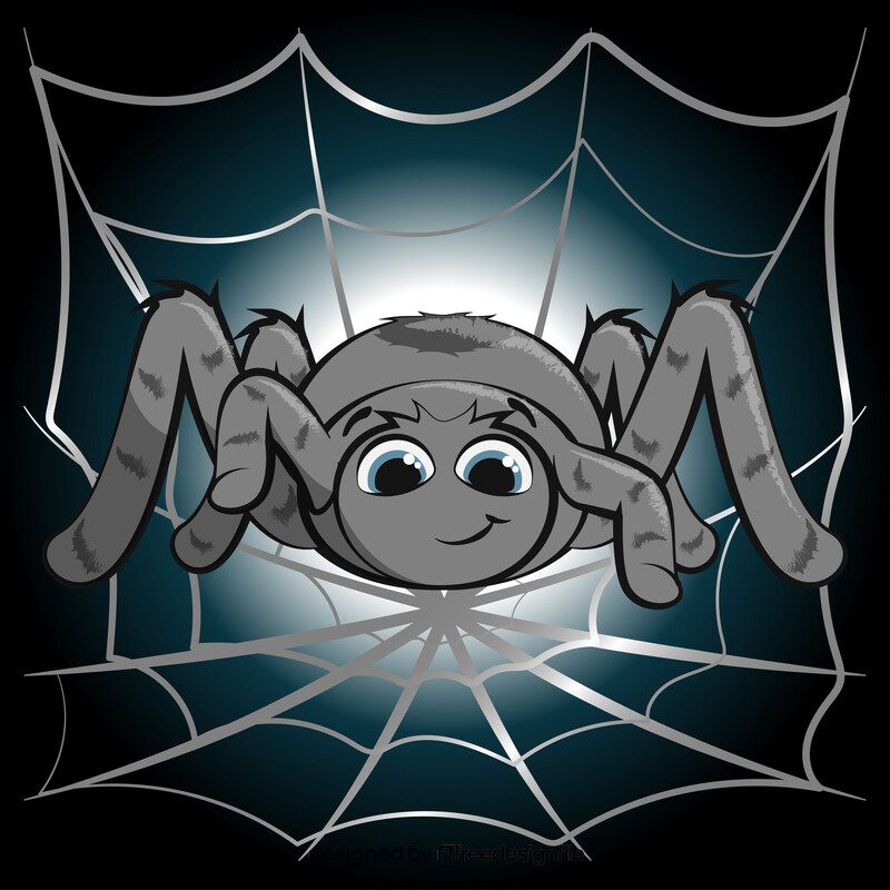 Spider cartoon vector free download