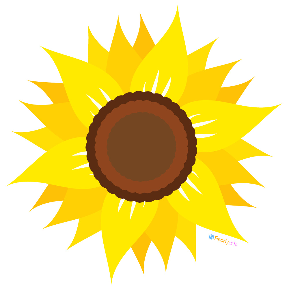 cartoon sunflower cliparts 2024