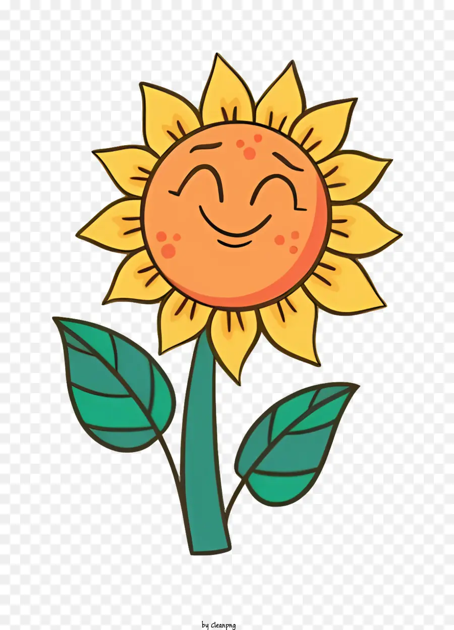cartoon sunflower cliparts 2024