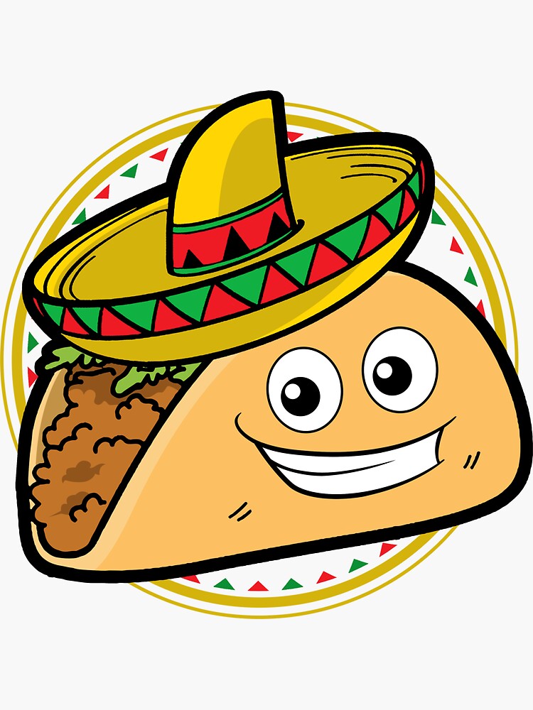 Netter Taco-Cartoon | Sticker