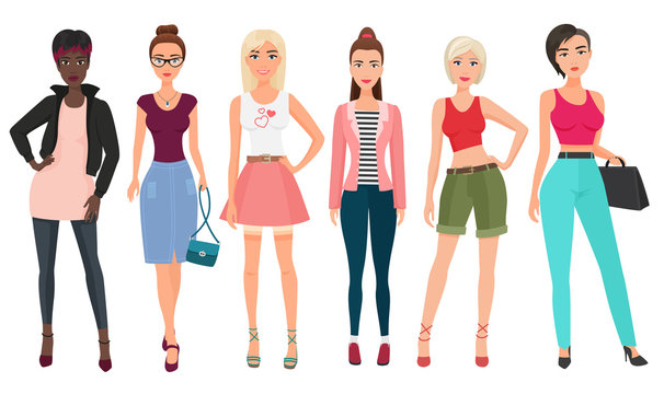 cartoon teenage girls