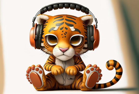 cartoon tiger paw