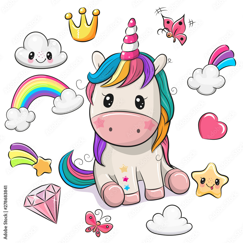 cartoon unicorn pictures