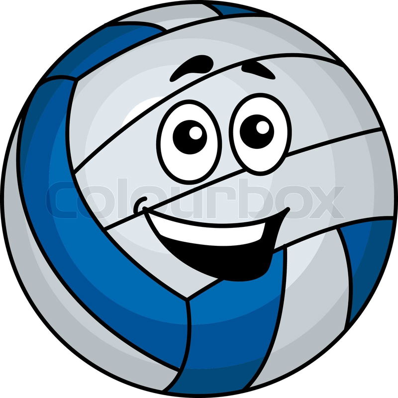 Cartoon Volleyball ball | Colourbox