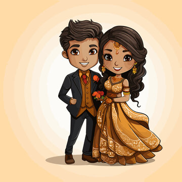 Cartoon Wedding Couple Images – Browse 137,049 Stock Photos ...