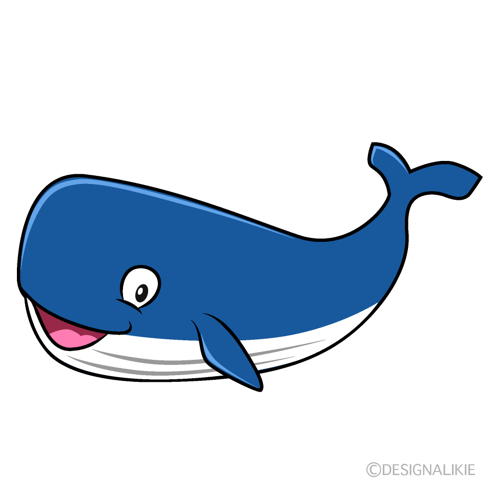Free Whale Cartoon Character Clipart | Charatoon