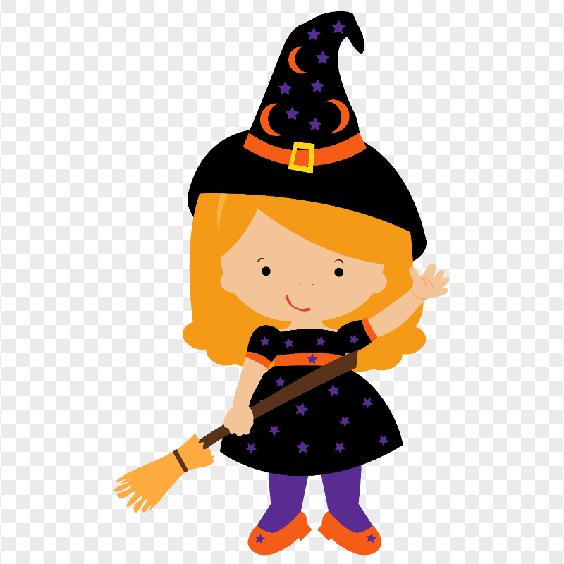 cartoon witch cliparts