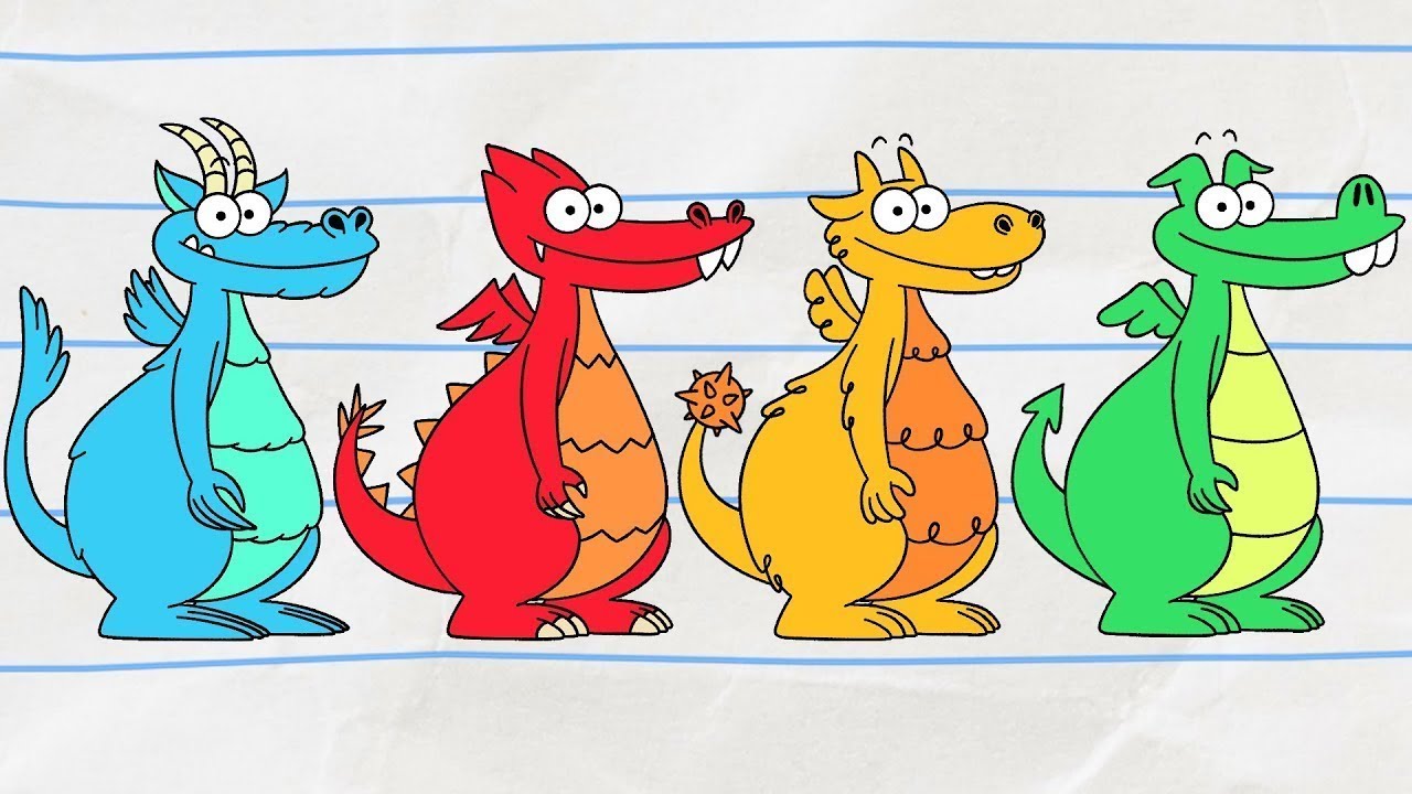 ?? THE FOUR DRAGONS ?? | New! Boy &amp; Dragon | Cartoons for Kids |  WildBrain Bananas