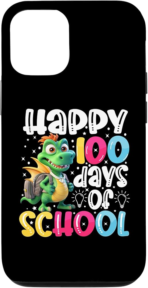 iPhone 15 Pro Funny 100 Days of School 2024 Happy hundredth Day kids boys  Case