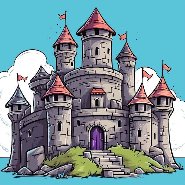castle cartoon