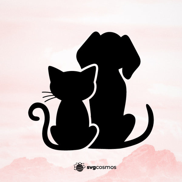 Dog and Cat svg cricut clipart – svgcosmos