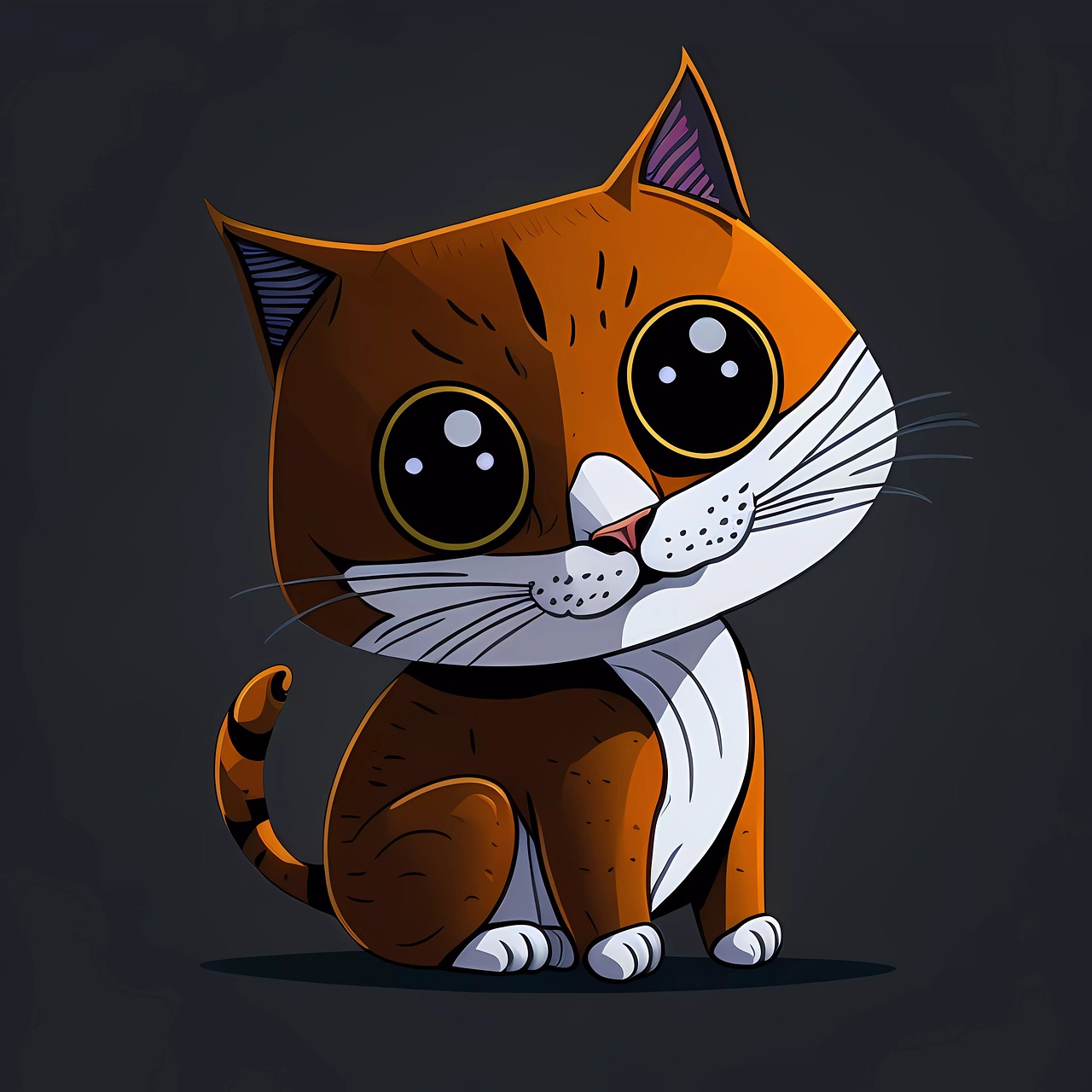 cat cartoon clipart